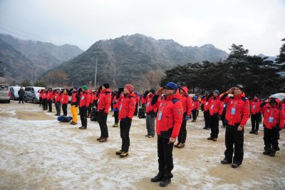 2018년 전국 산악구조대 동계 합동훈련