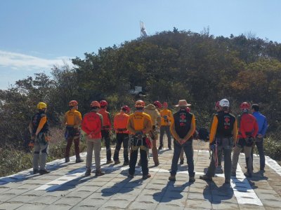 2015.10.15 월출산에서 민,관 합동구조훈련