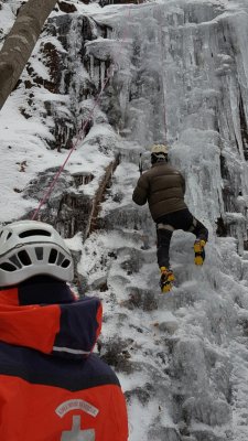 황폭 빙벽 극복훈련